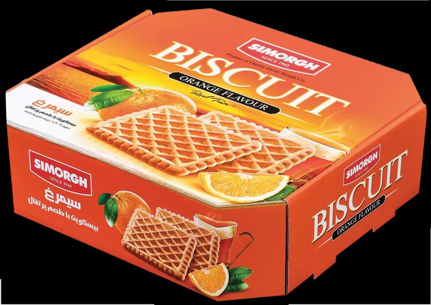 Orange Boxed Biscuits