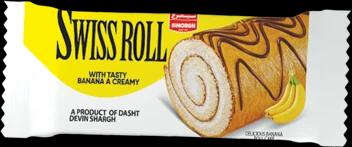 Fruit Cake Roll (Banana)
