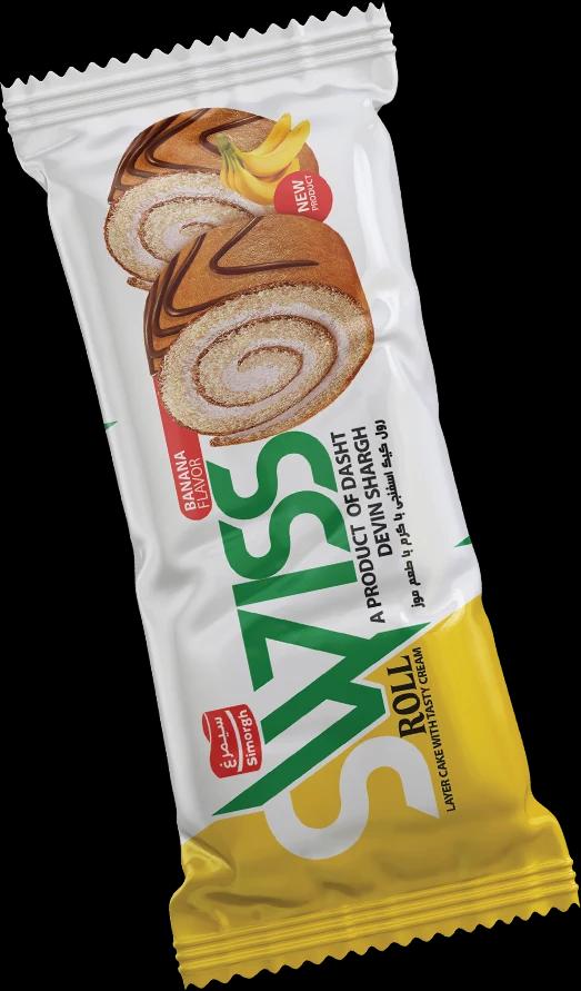 Orange Swiss Roll Cake